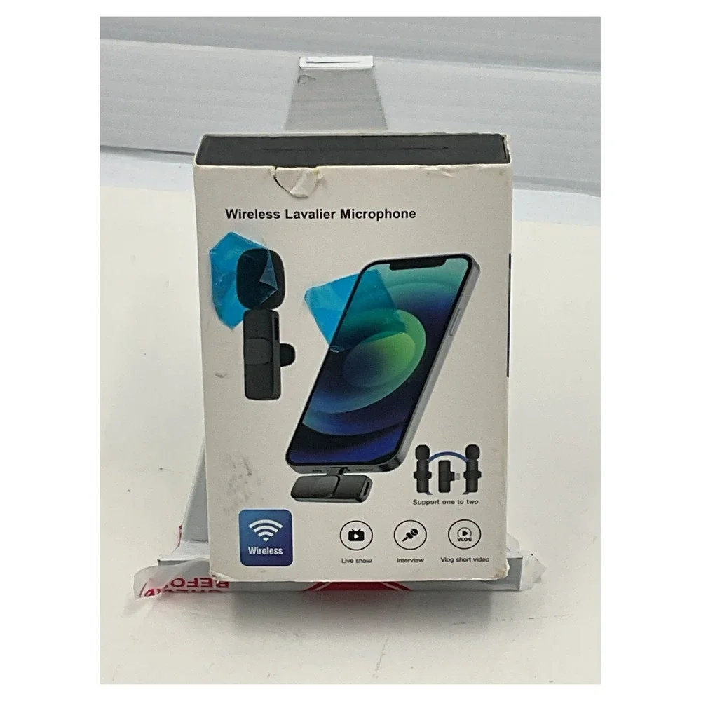 2-Pack Wireless Lavalier‎ Microphones for iPhone Lightning Vlog Interview Mics